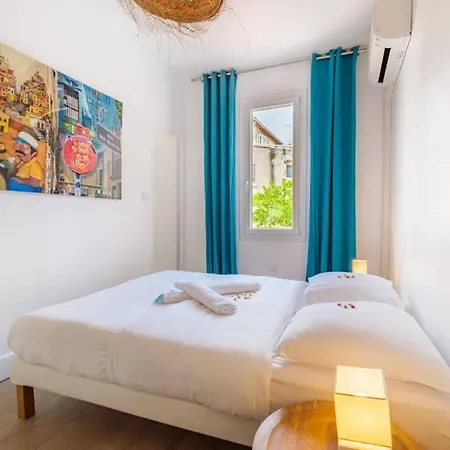 Apartment Confortable T3, Classe 4*, Climatise Au Panier Marseille